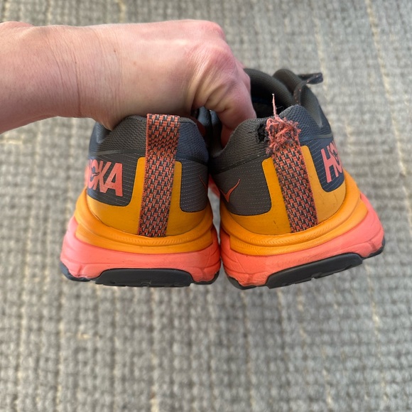 Hoka Women's Challenger ATR 6 Running Shoes - Castlerock/Camellia Size 9.5 B - Picture 6 of 9